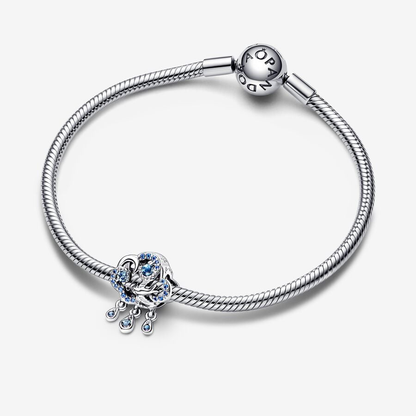 Blue Cloud & Birds Charm