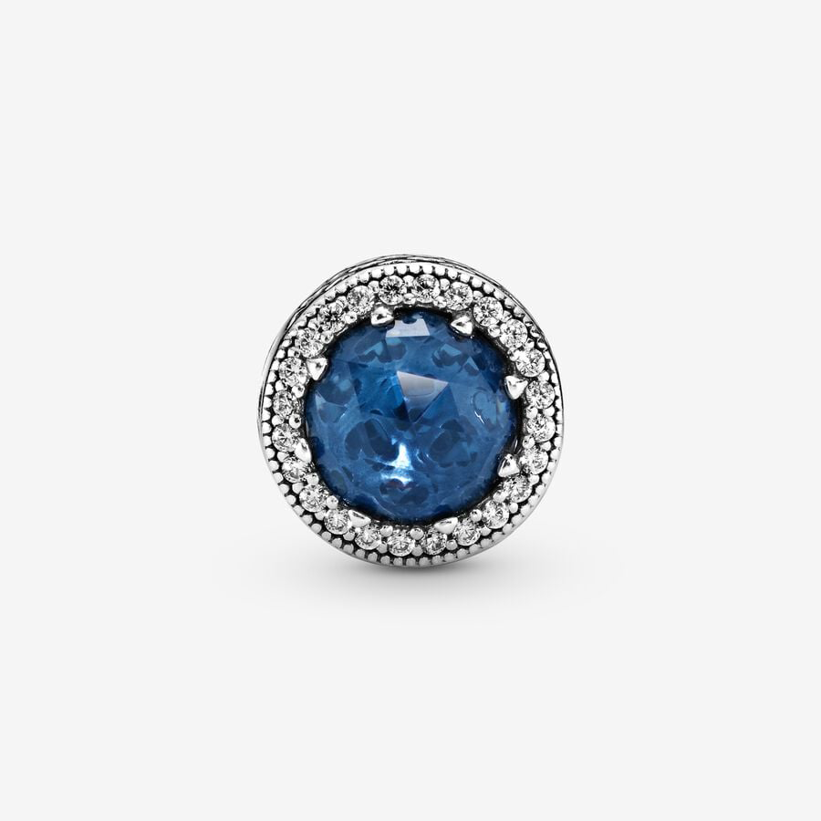 Blue Crystal Charm