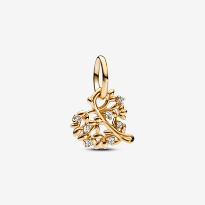 Family Tree Gold Charm