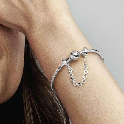 Linked Hearts Safety Chain