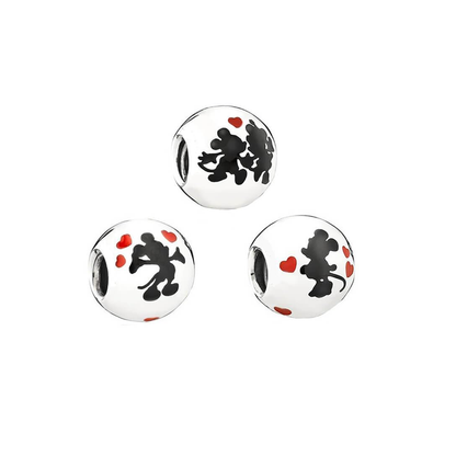 Minnie and Mickey Forever Charm