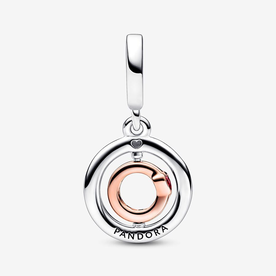 Spinning Love Rose Gold Charm