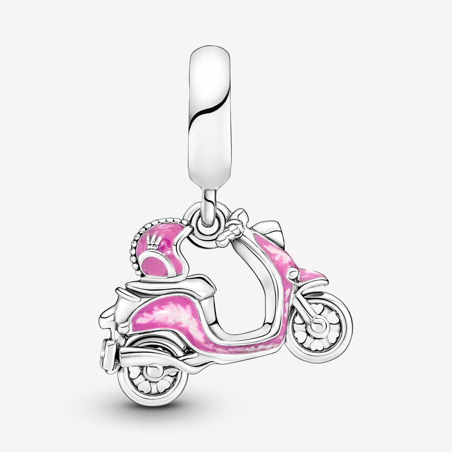 Pink Scooter Charm