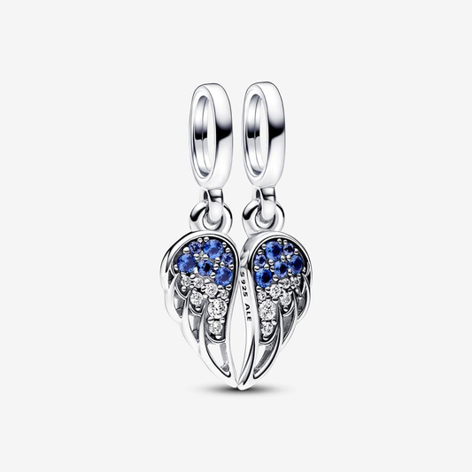 Splittable Angel Wings Charm