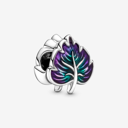 Purple Leaf Charm