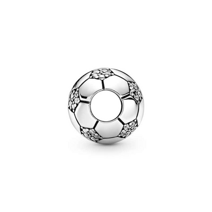 Sparkling Football Charm