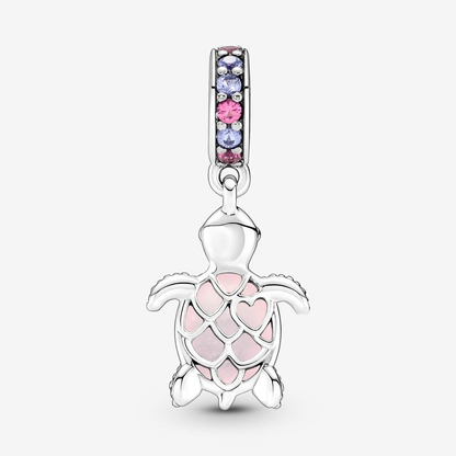 Pink Sea Turtle Charm