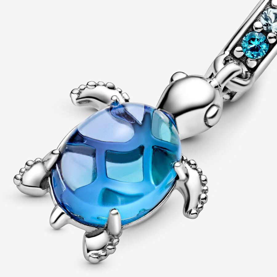 Blue Sea Turtle Charm