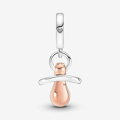 Rose Gold Pacifier Charm