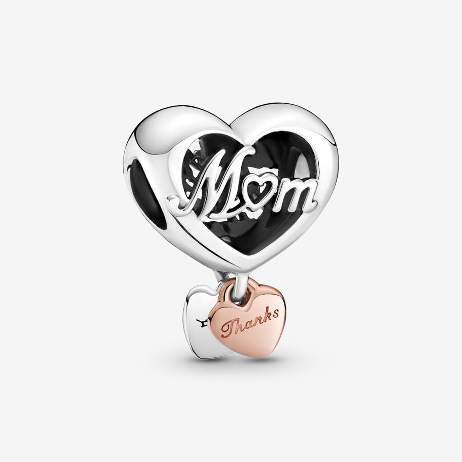 Mum, Thank You Heart Charm