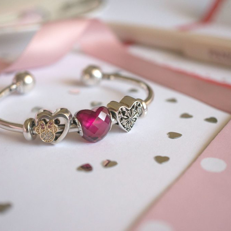 Shape of Love Charm