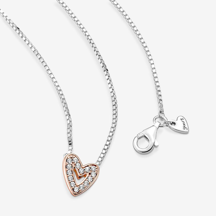 Heart Rose Gold Necklace