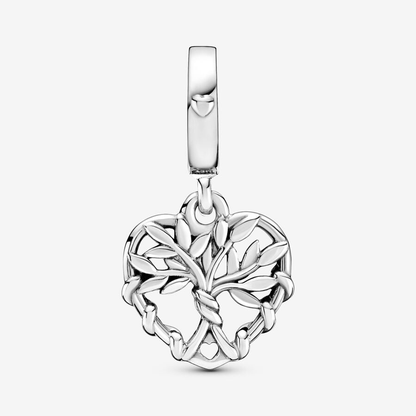 Family Tree Heart Charm