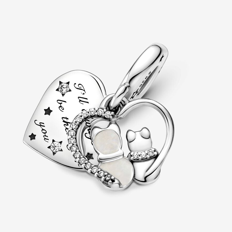 Cats & Hearts Charm