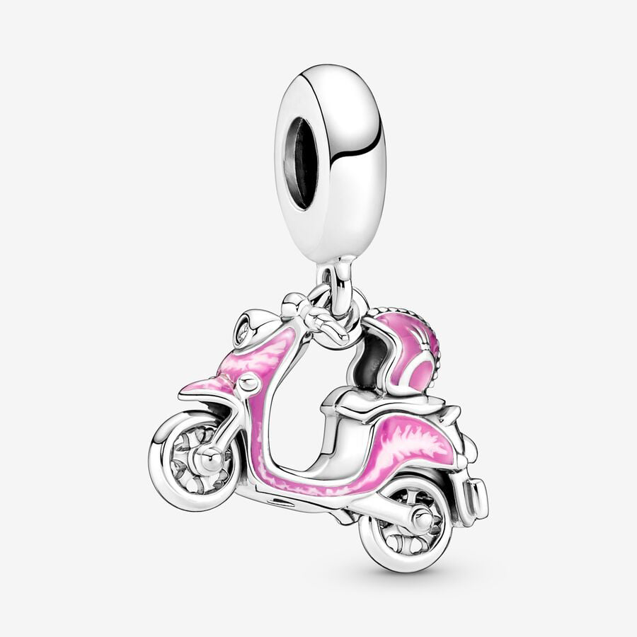 Pink Scooter Charm