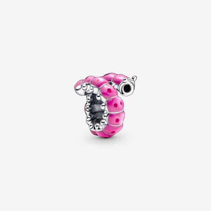 Pink Caterpillar Charm