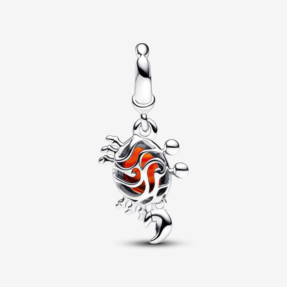 Little Mermaid Crab Charm