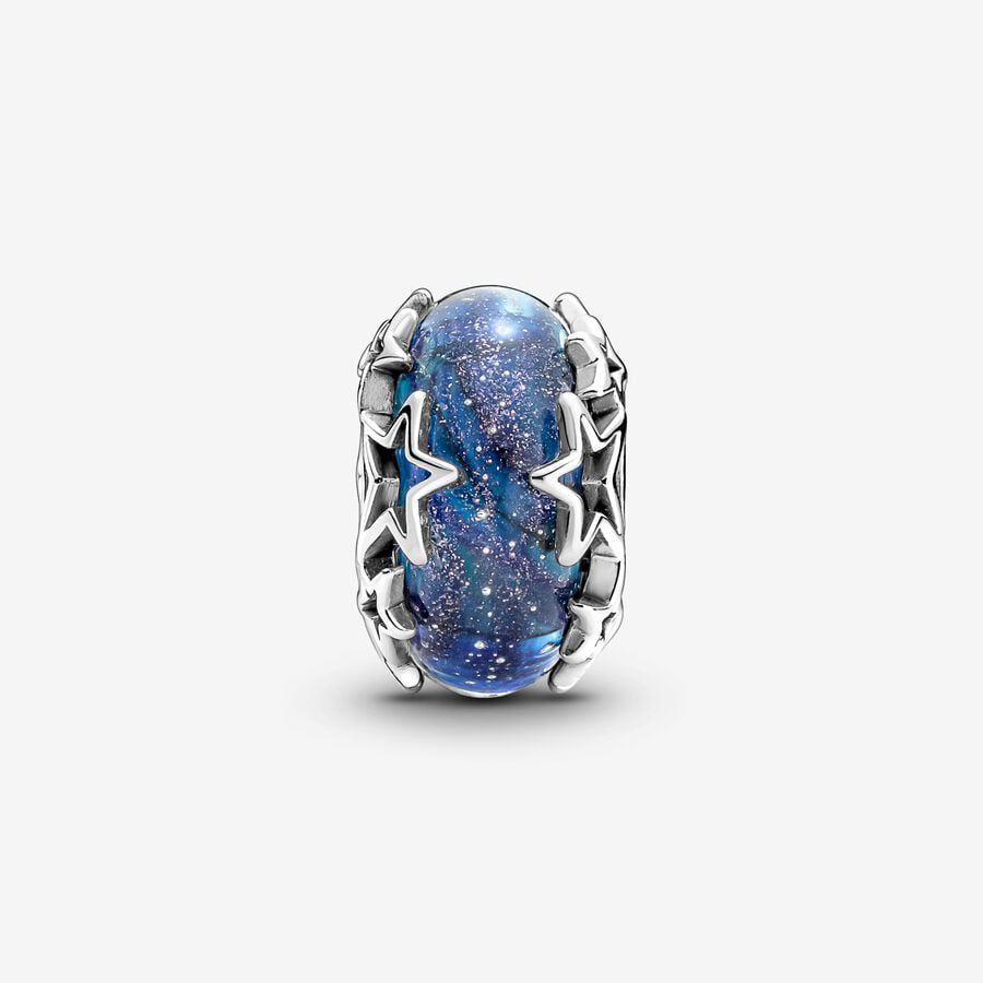 Galaxy Stars Murano Charm