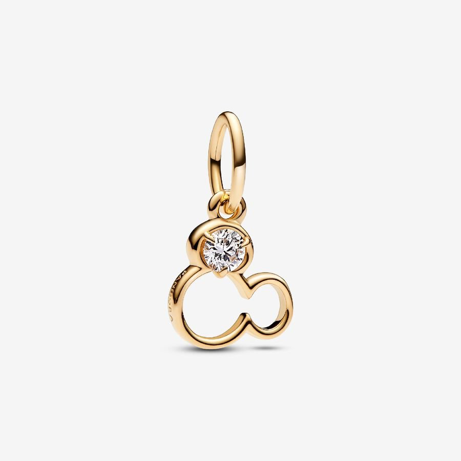 Mickey Mouse Gold Charm