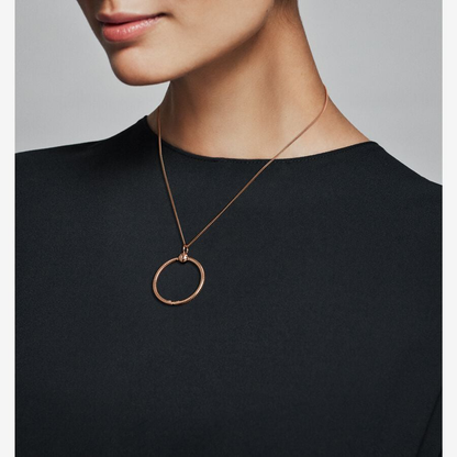 Rose Gold Pendant Necklace