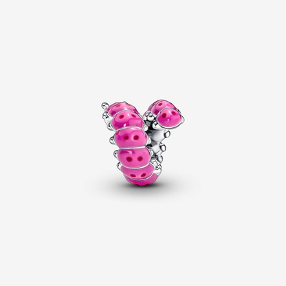 Pink Caterpillar Charm