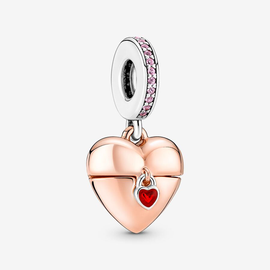 Openable Heart Lock Charm