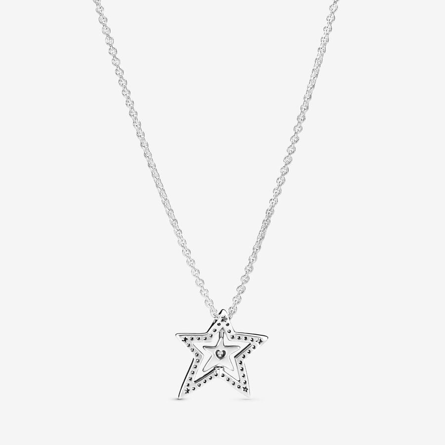 Pavé Star Necklace