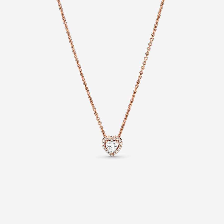 Rose Gold Heart Necklace