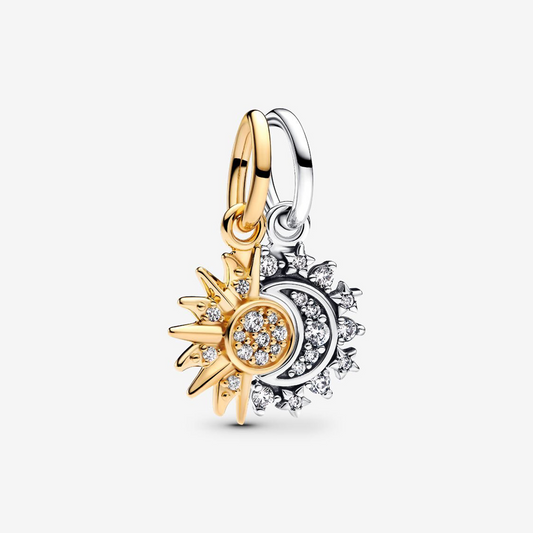 Splittable Sun & Moon Charm