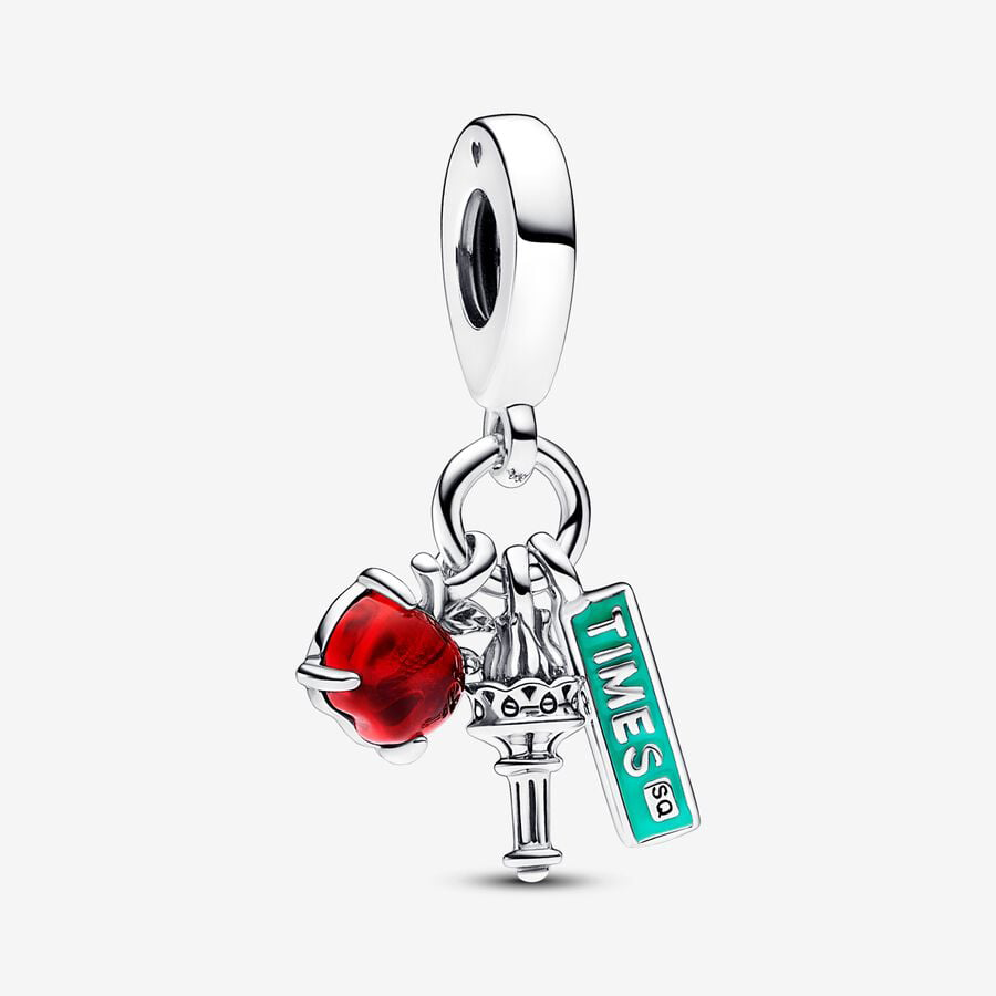 NYC Apple, Torch and Street Sign Charm