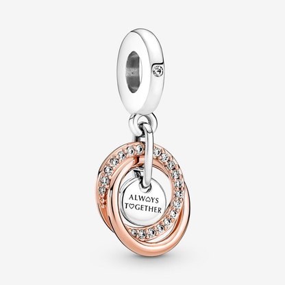 Always Together Rose Gold Charm