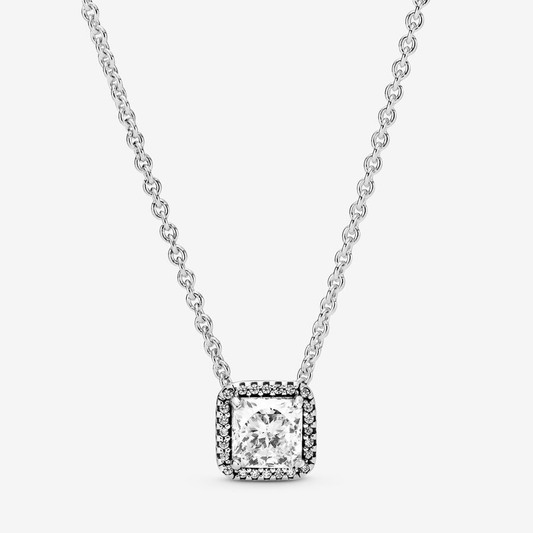 Square Sparkle Necklace