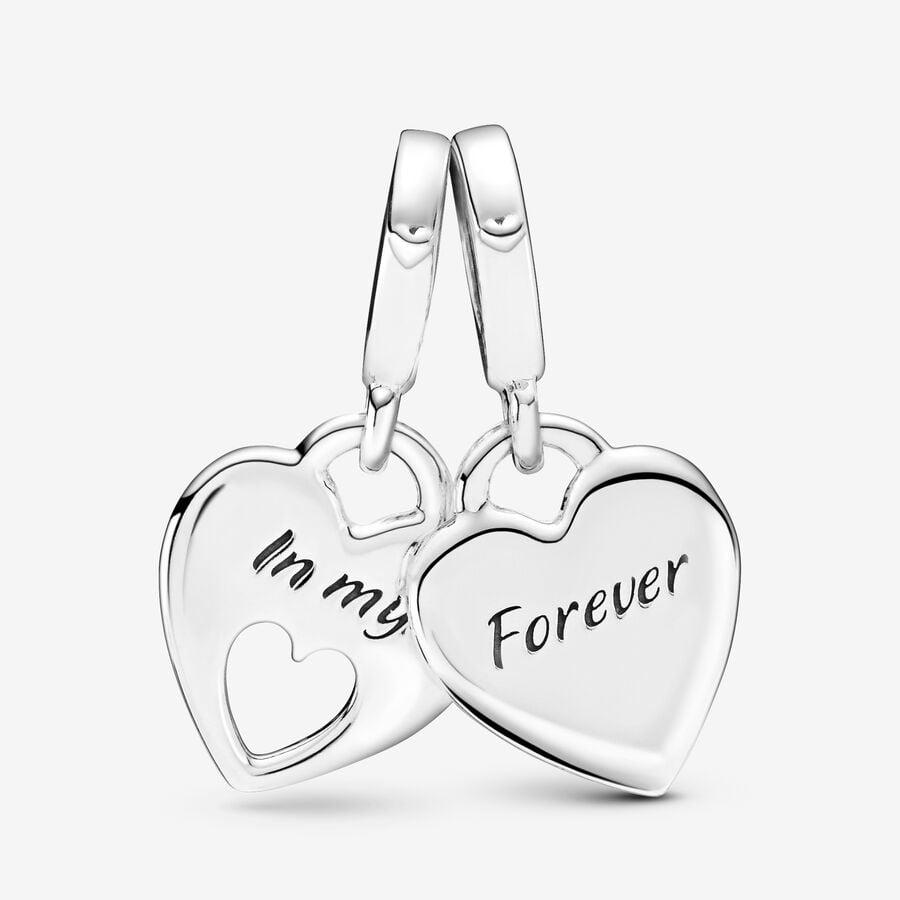 Daughter & Mother Heart Splittable Charm